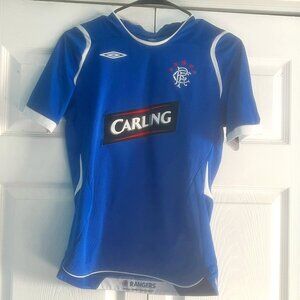 2008-2009 Glasgow Rangers Novo Womens Soccer Jersey